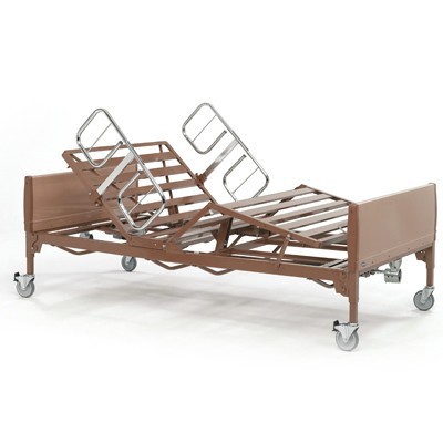 Invacare Bariatric 600 Heavy Duty Hi-Lo Hospital Bed Set - Image 3