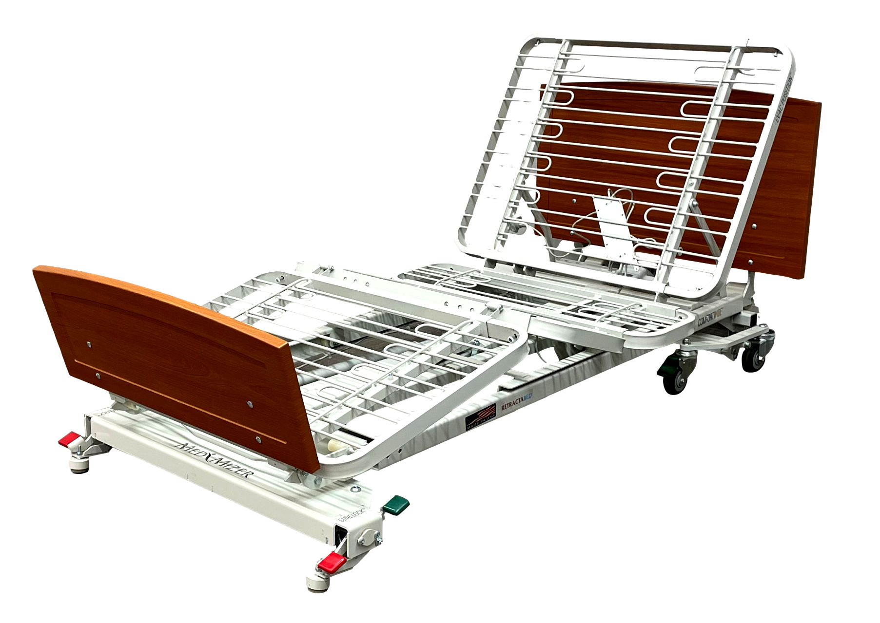 Med-Mizer Retract-F Retractabed Expandable Width Hi-Lo Bed Set