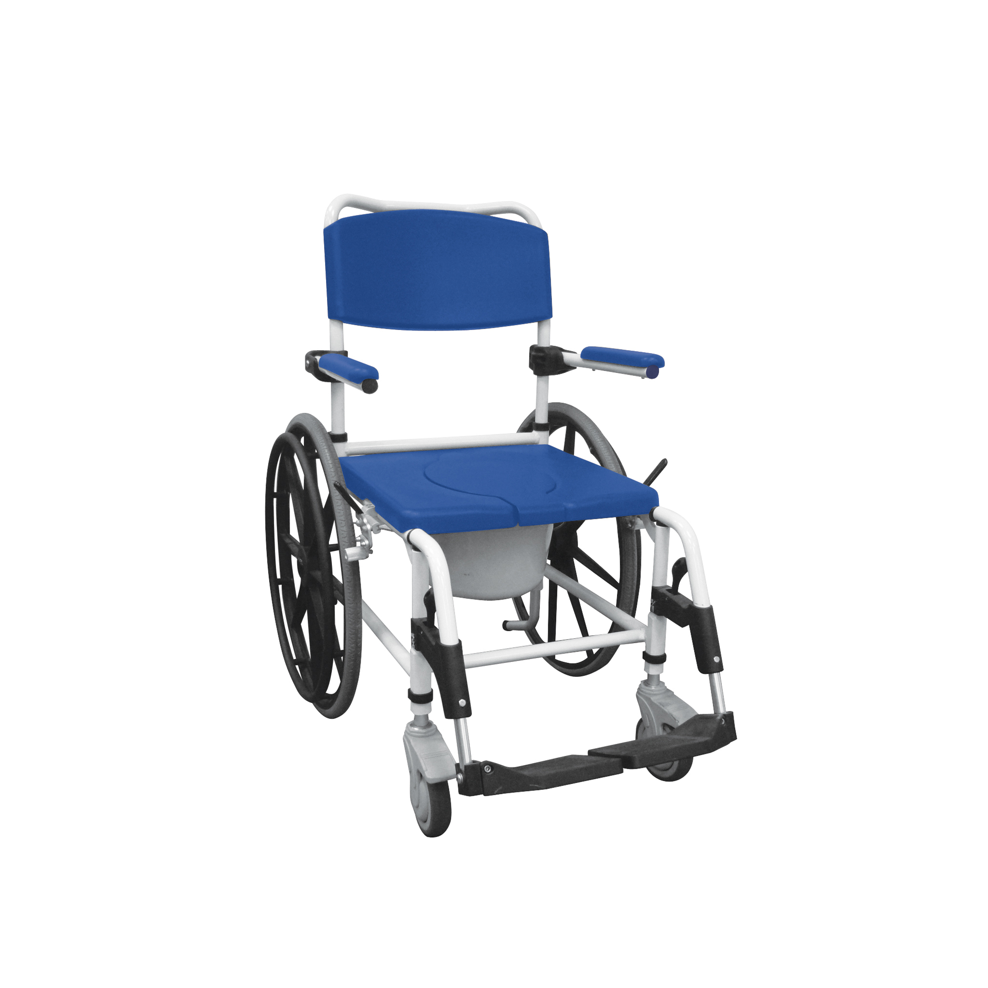 Drive Medical Aluminum Rehab Shower Commode Chair