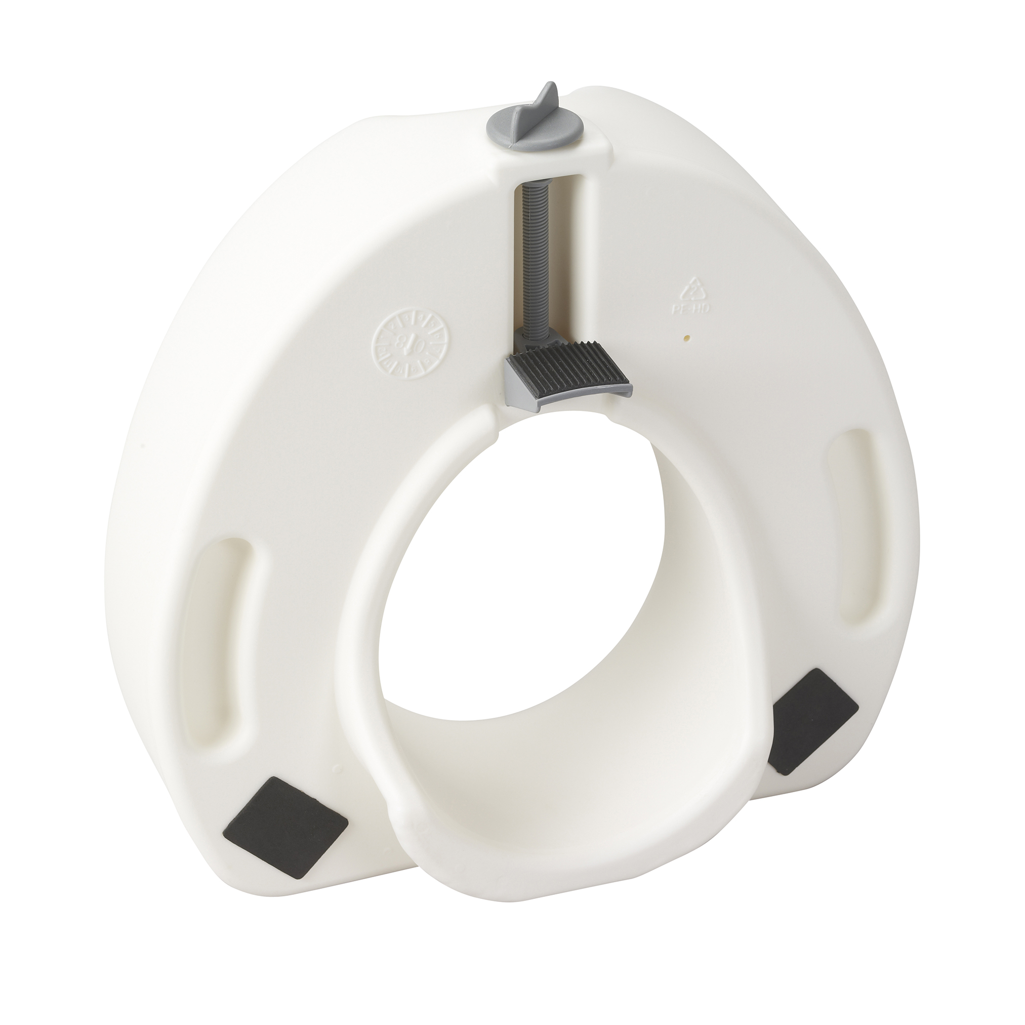 Drive Medical Premium Plastic Raised Toilet Seat with Lock - Elongated - Image 3