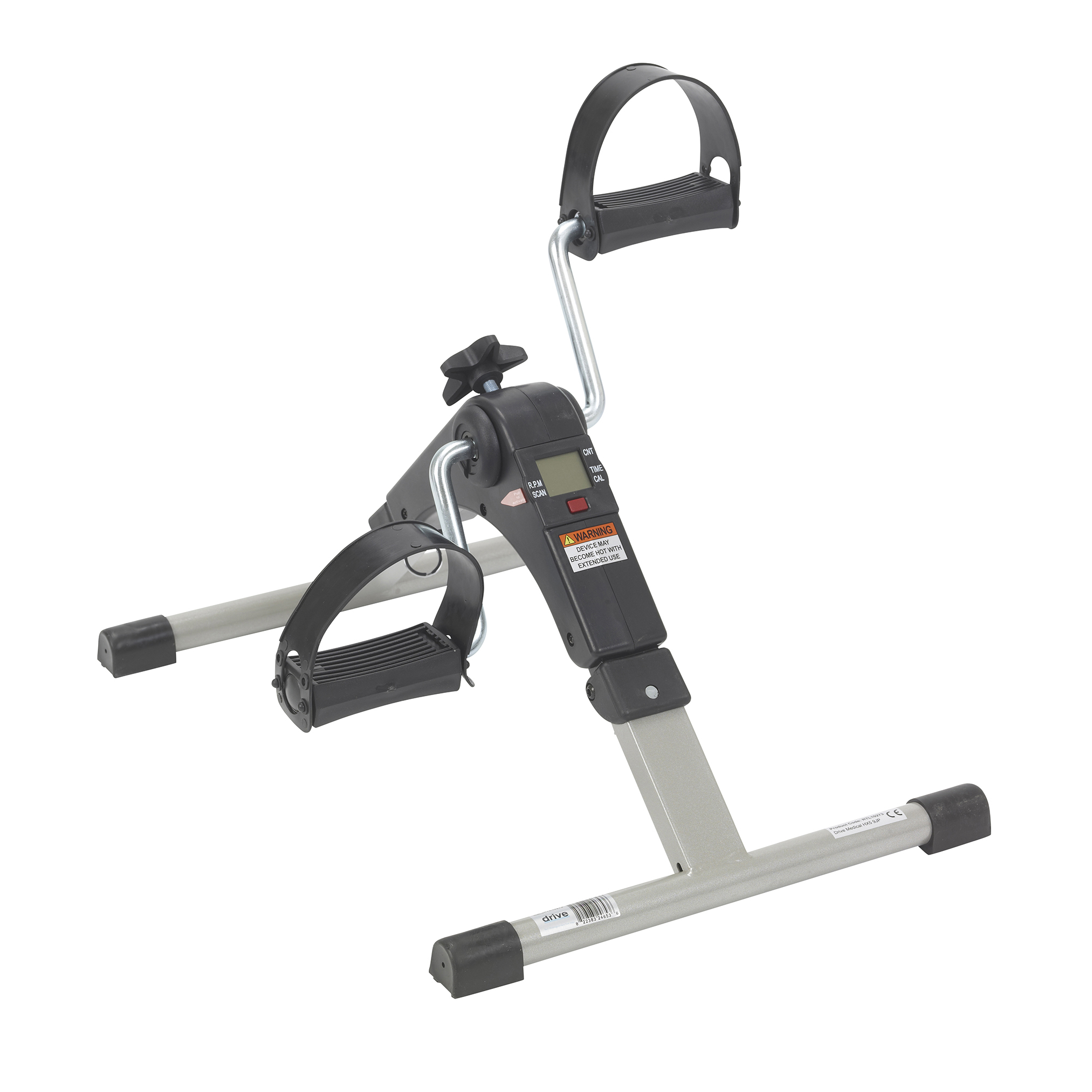 Drive Medical Folding Exercise Peddler with Electronic Display - Black
