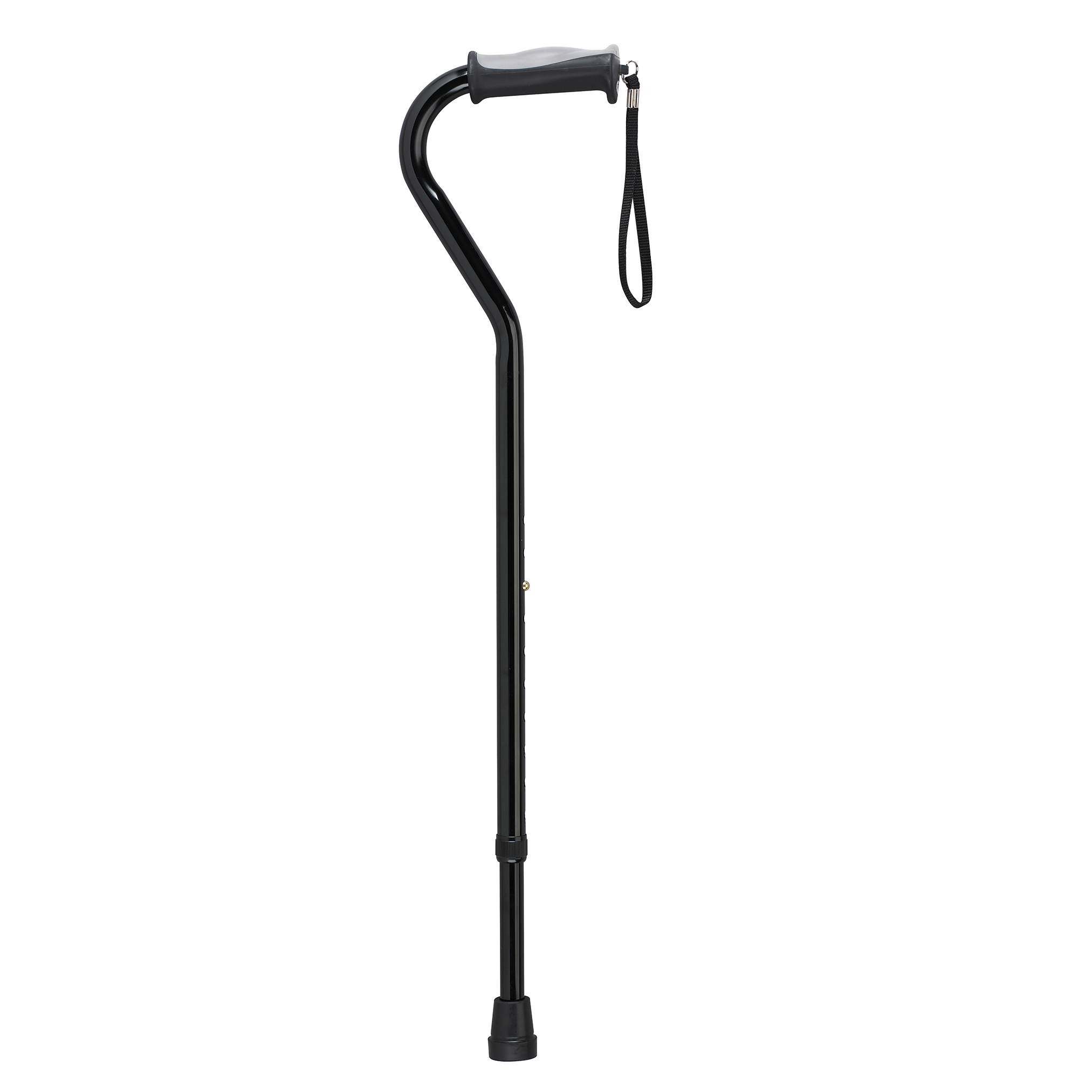 Drive Medical Adjustable Height Offset Handle Cane with Gel Hand Grip - Image 4