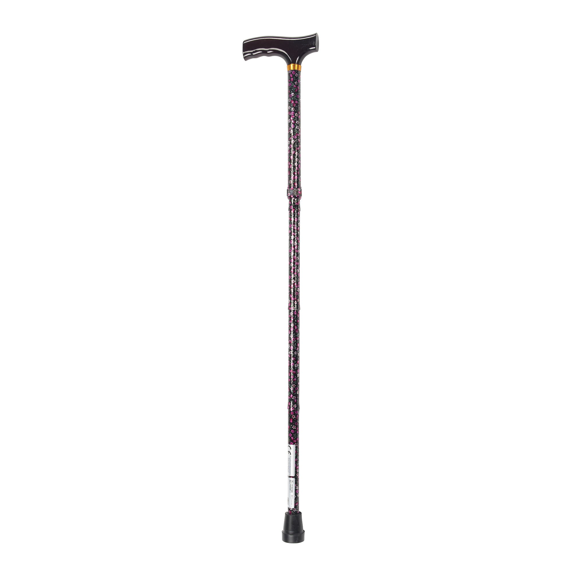 Drive Medical Lightweight Adjustable Folding Cane with T Handle - Image 2