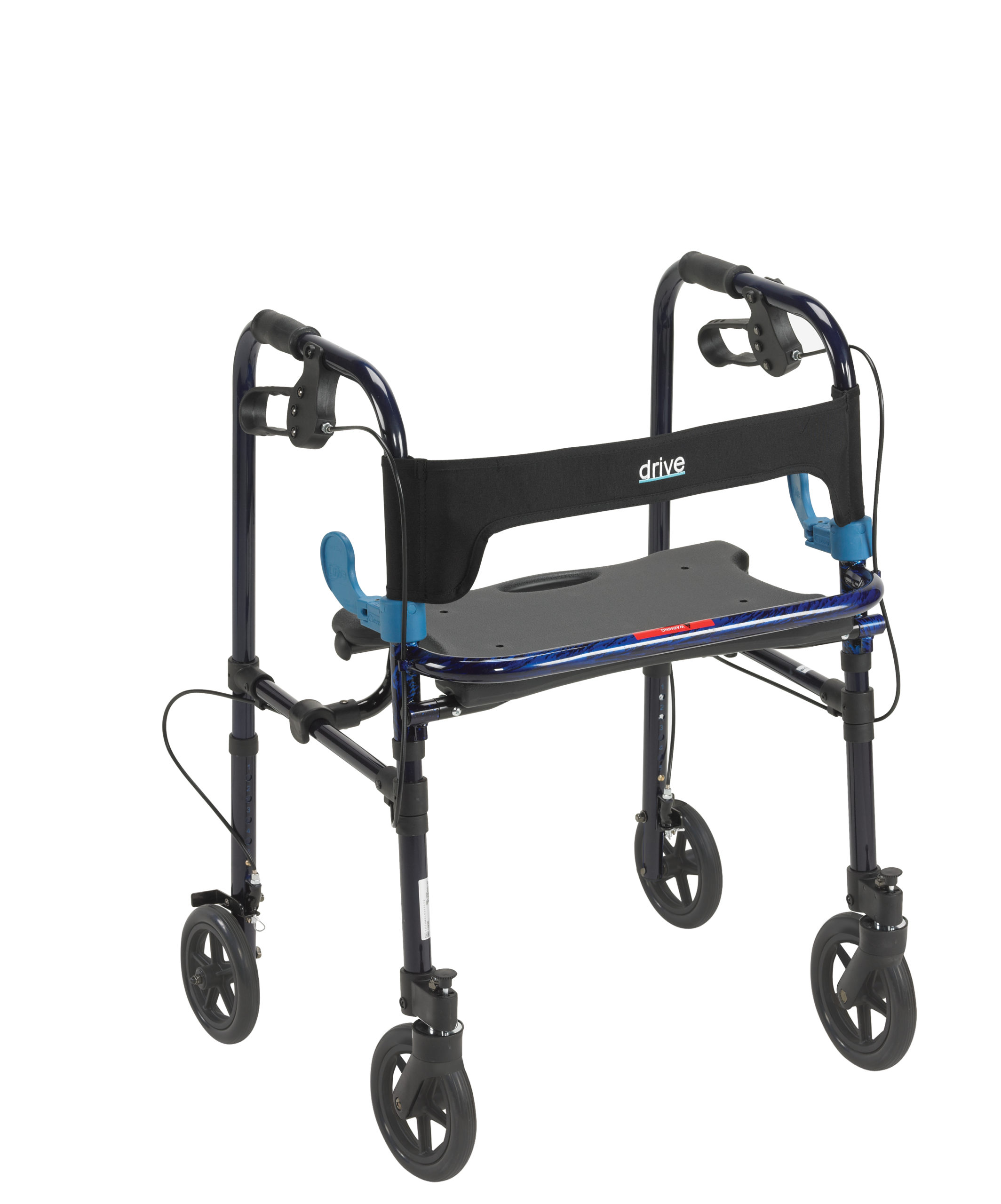 Drive Medical Adult Clever Lite Walker with 8" Wheels