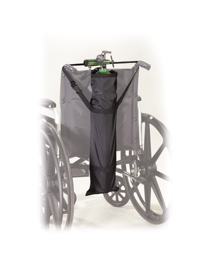 Drive Medical Wheelchair Carry Pouch for Oxygen Cylinders - Image 2