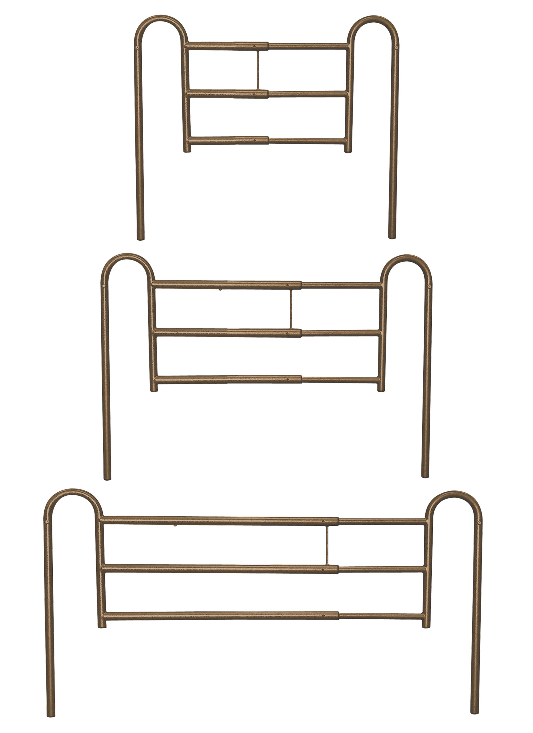 Drive Medical Home Bed Style Adjustable Length Bed Rails - 1 Pair - Image 2