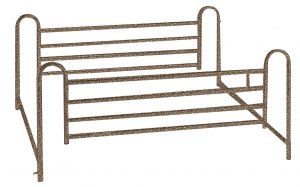 Drive Medical Full Length Hospital Bed Side Rails - 1 Pair