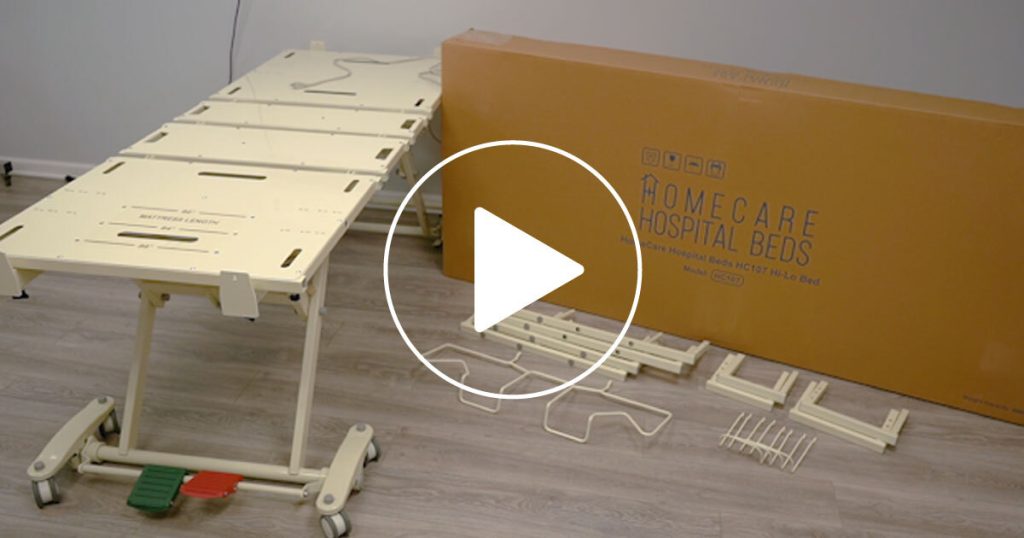 Features & Functions of the Lynacare™ HC107 Hi-Low Home Hospital Bed