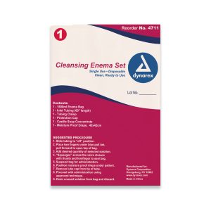 Cleansing Enema Set, Bag Pack 50pcs Per Case