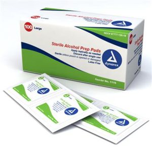 Dynarex Sterile Alcohol Prep Pads
