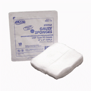 Sterile 4x4 Gauze 12 Ply (Fluff)