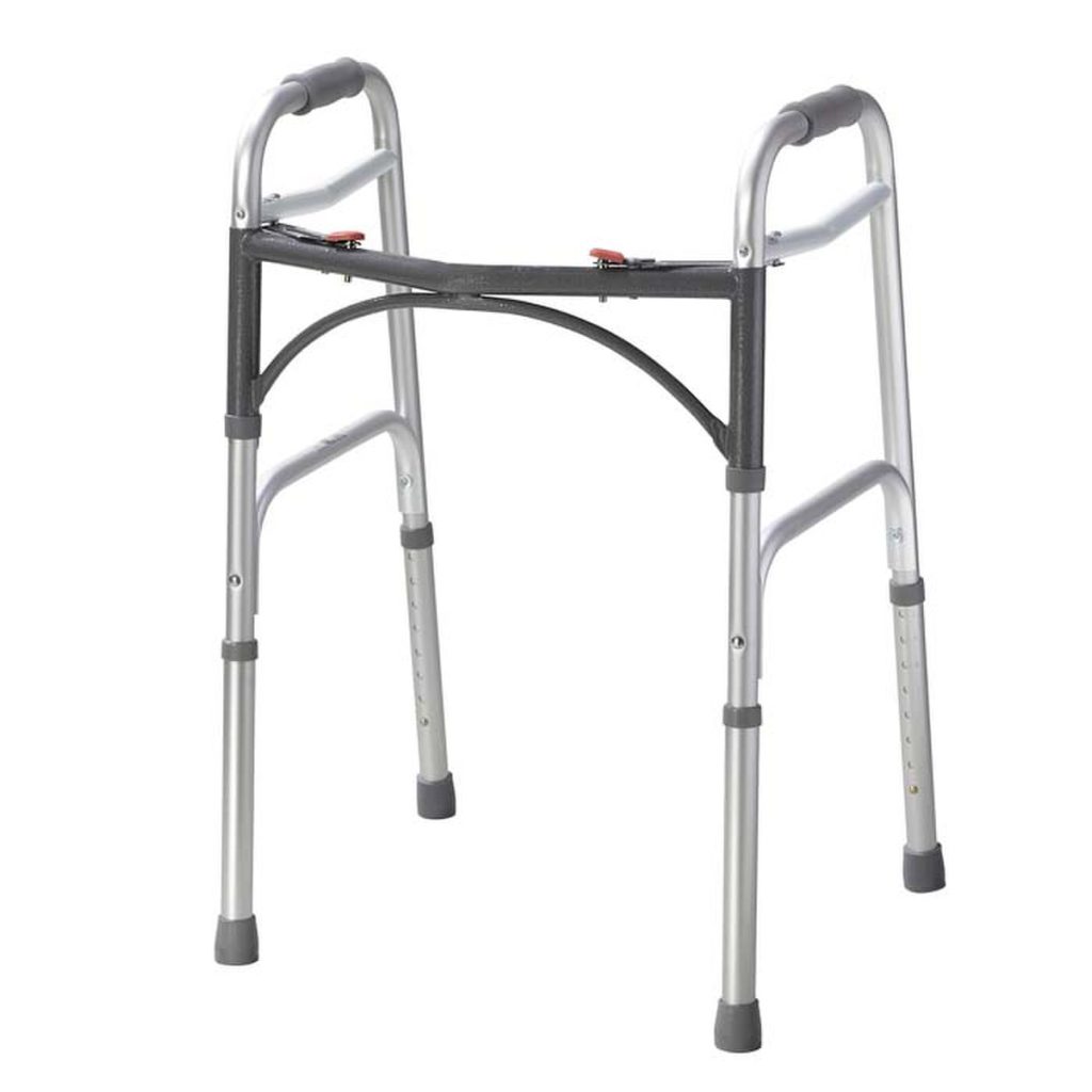 Drive Medical Deluxe Two Button Folding Walker